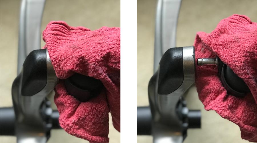 Remove Chair Wheels With Towel